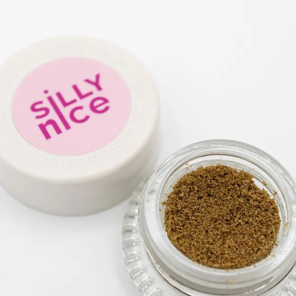 Silly Nice Bubble Hash packaging and product